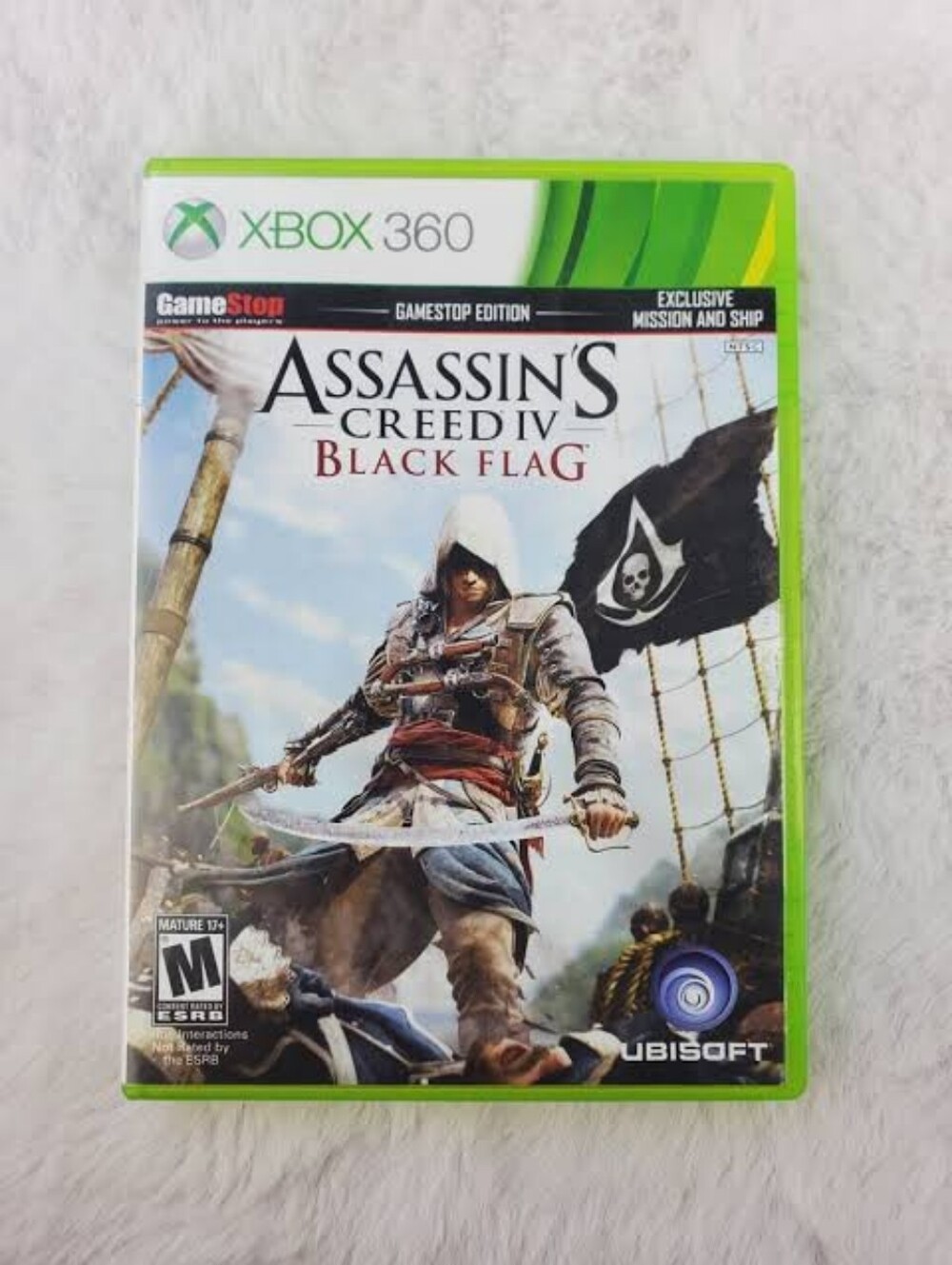 Assassin's Creed IV: Black Flag - Xbox 360 (Ubisoft) Green Case